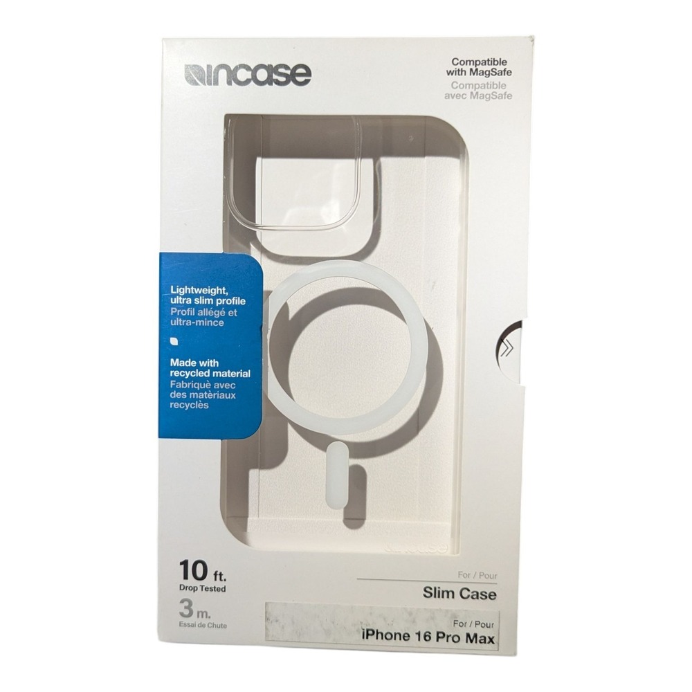 N7-S Incase Slim‎ Hard Case w/ Magsafe for iPhone 16 Pro Max - Clear